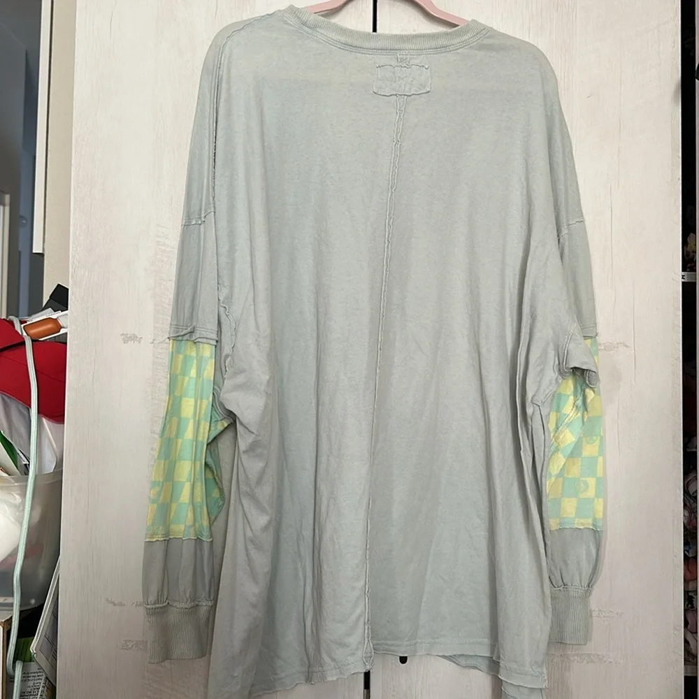 Free People Finish Line Twofer Oversized long sleeve shirt - Picture 6 of 8